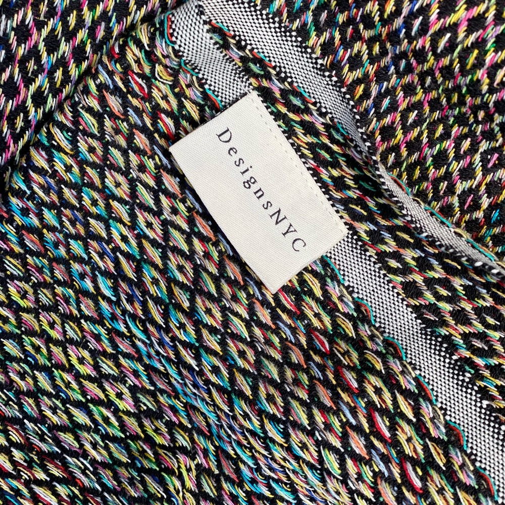 Throw | Turkish cotton | Textured & Heavyweight Oversized Throw/Towel, Black - Picture 2 of 5